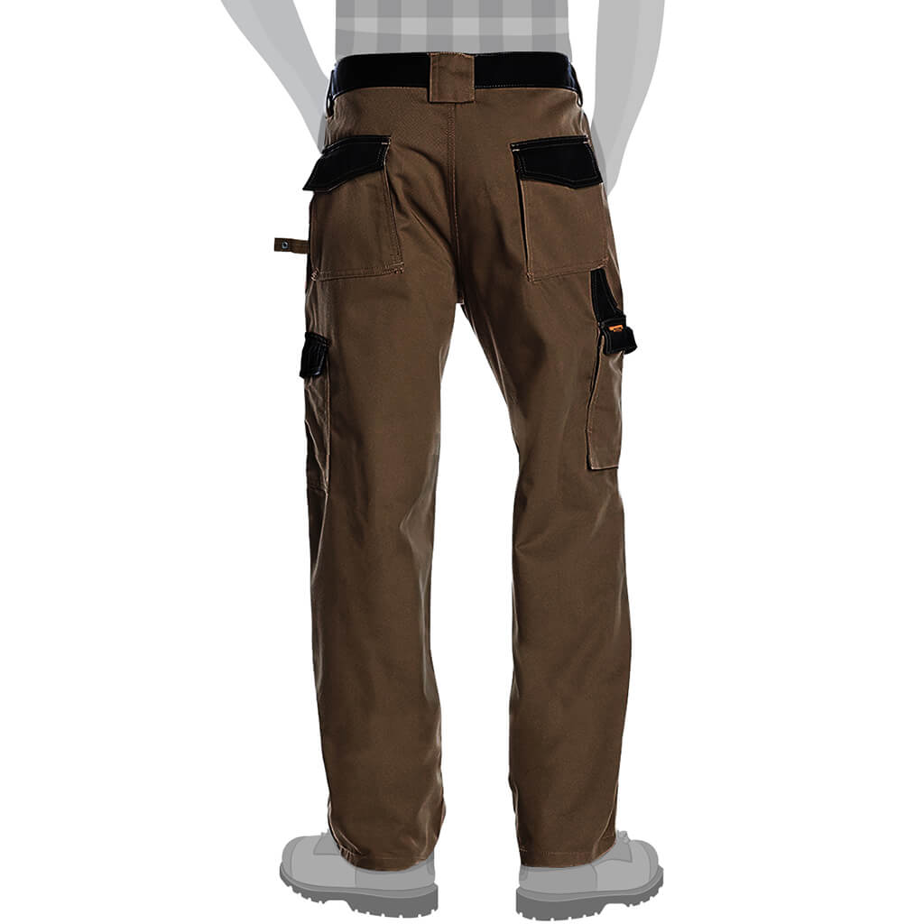 DuraDrive Men's TRADESMAN Timber Brown Two Tone Work Pants