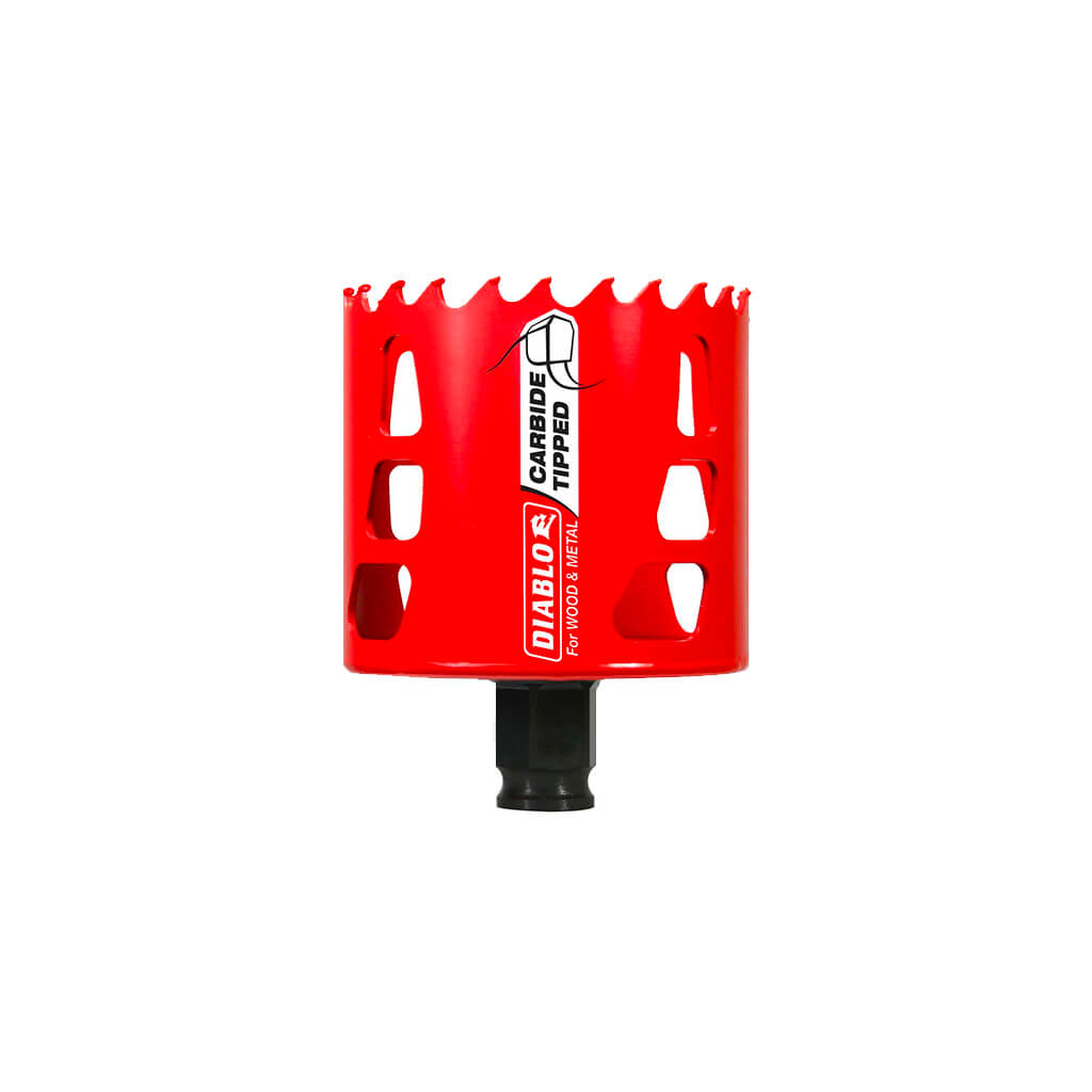 Freud Diablo DHS2625CT 2-5/8 in. x 2-3/8 in. Carbide-Tipped Mandrel Shank Wood and Metal Hole Saw