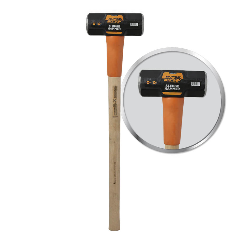 DuraDrive 36 in. 8 lb. Sledge Hammer with Wooden Handle