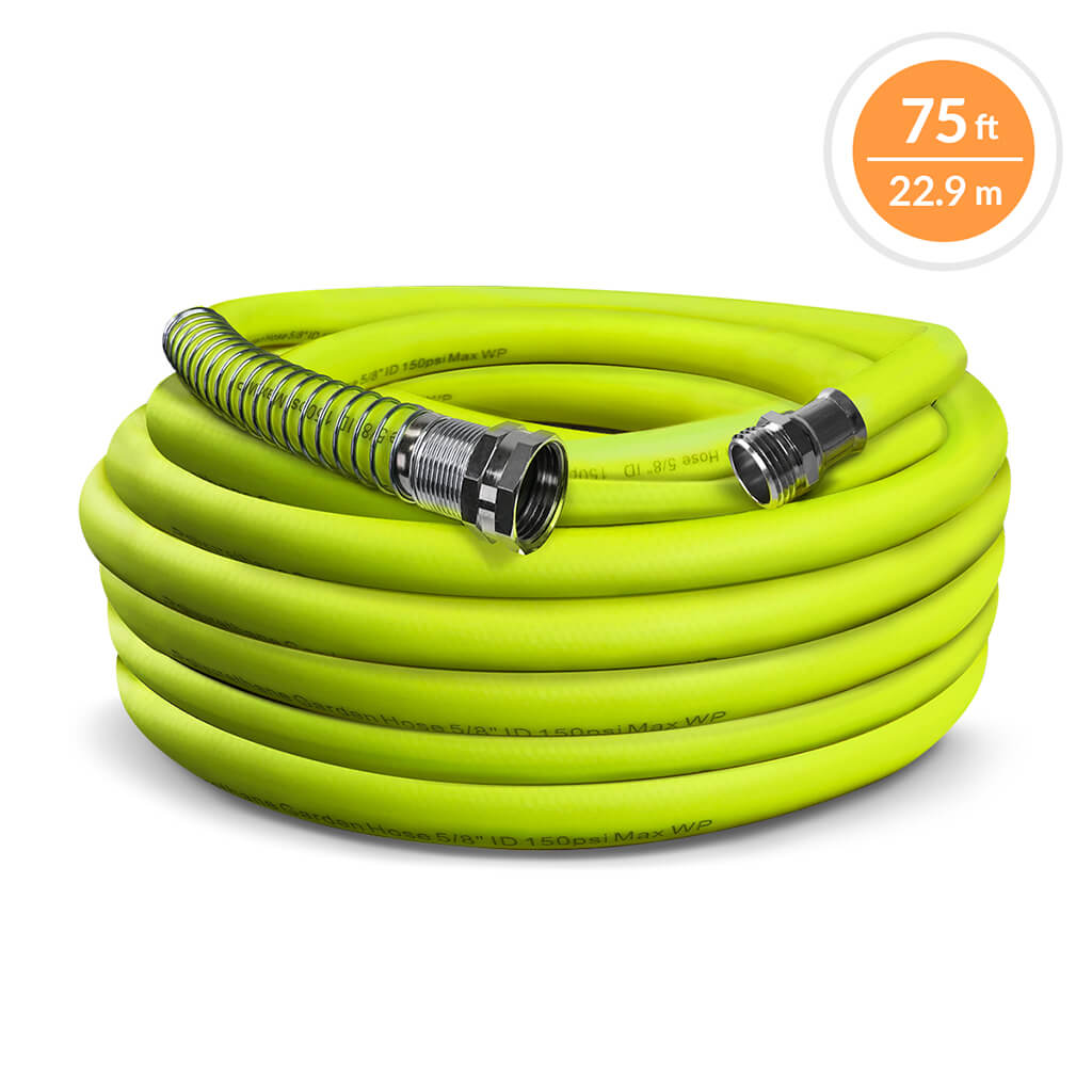 DuraDrive LG5875F 5/8 in. x 75 ft. Lime Hybrid Polyurethane Garden Hose
