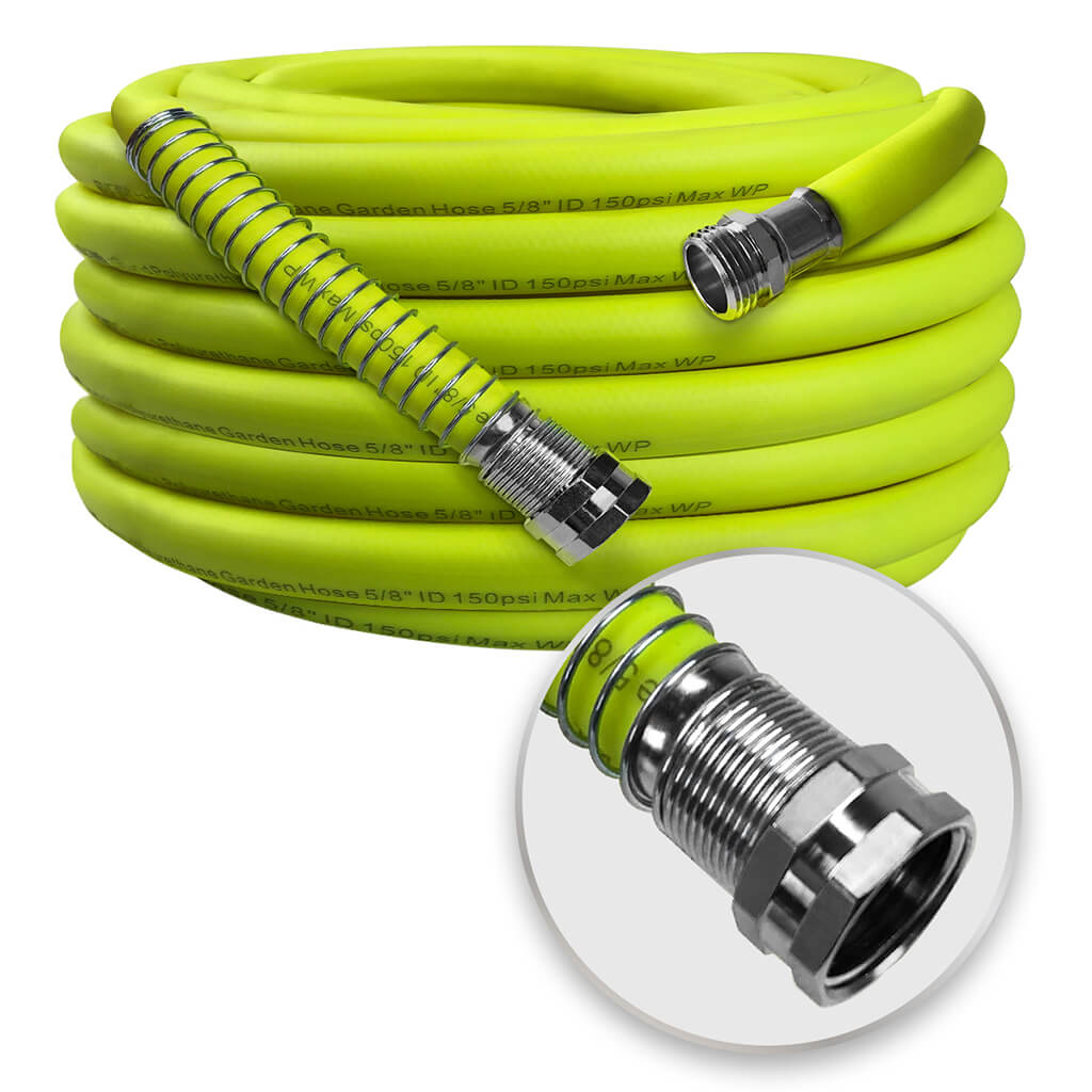 DuraDrive LG5875F 5/8 in. x 75 ft. Lime Hybrid Polyurethane Garden Hose