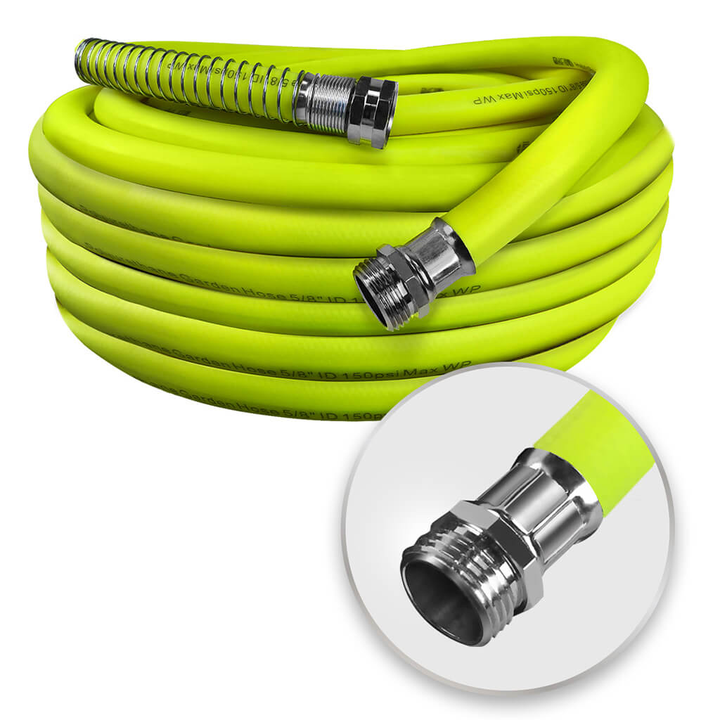DuraDrive LG5875F 5/8 in. x 75 ft. Lime Hybrid Polyurethane Garden Hose