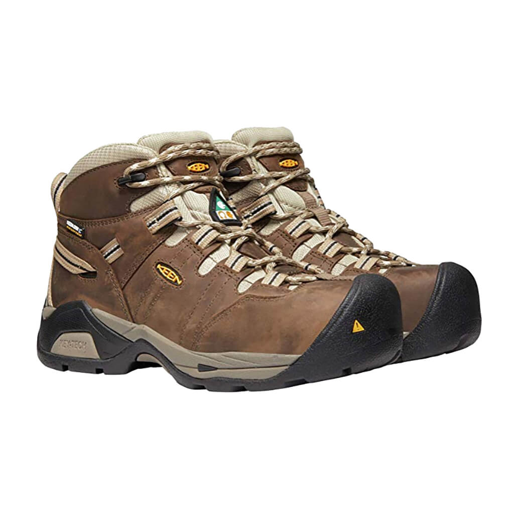 KEEN 1020101 Women's CSA 6 in. Brown Oshawa II Mid Carbon Fibre Toe Waterproof Safety Work Boots