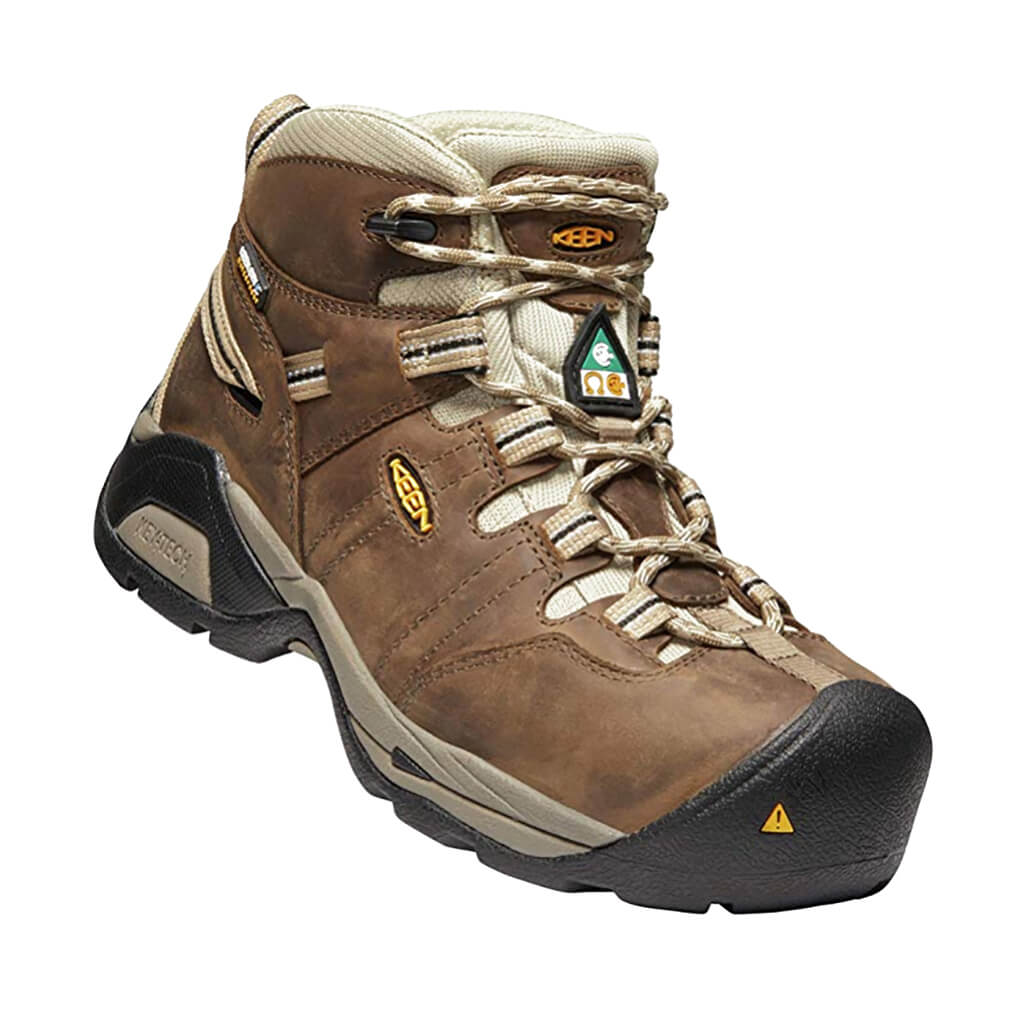 KEEN 1020101 Women's CSA 6 in. Brown Oshawa II Mid Carbon Fibre Toe Waterproof Safety Work Boots