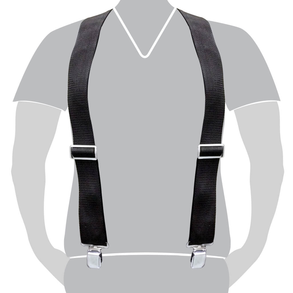 BOSSA 2 in. Heavy Duty Elastic Work Suspenders