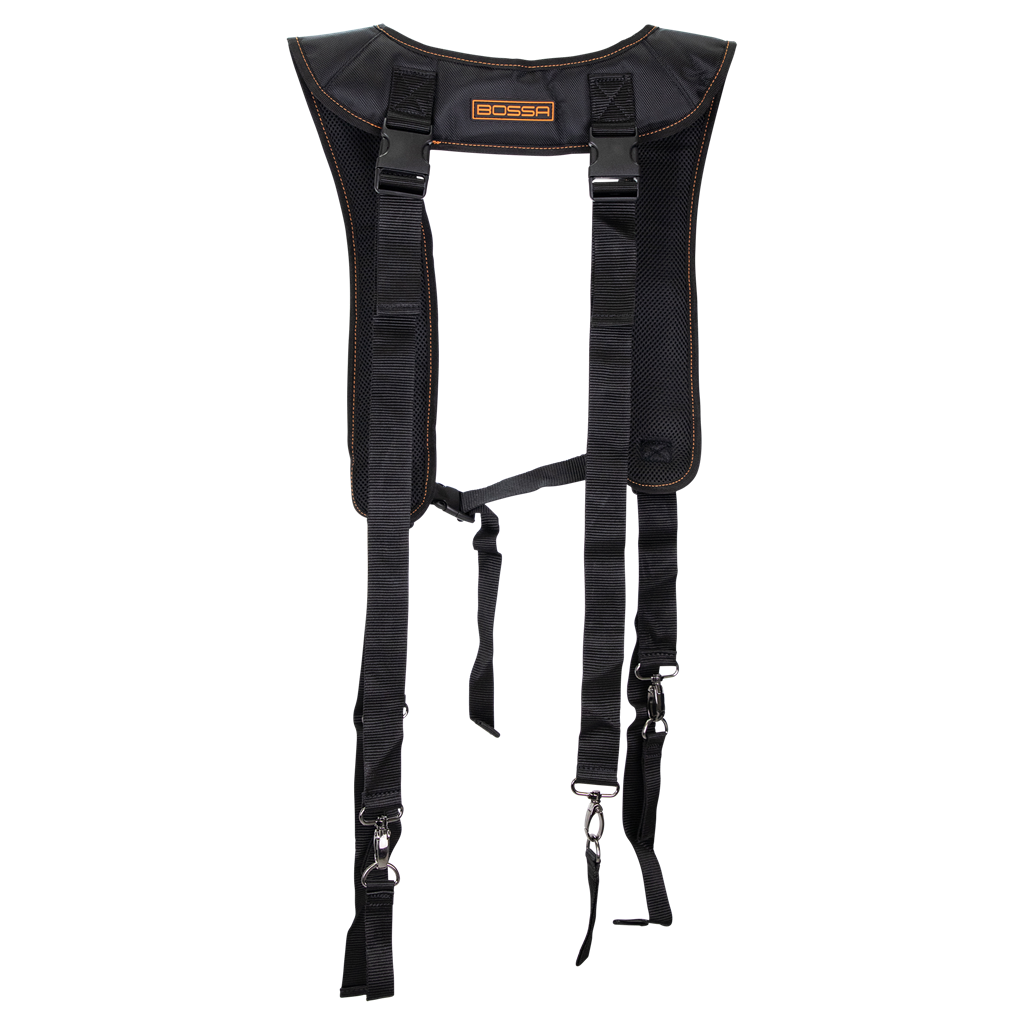 BOSSA 2 in. Heavy Duty Work Suspenders with Padded Back Support