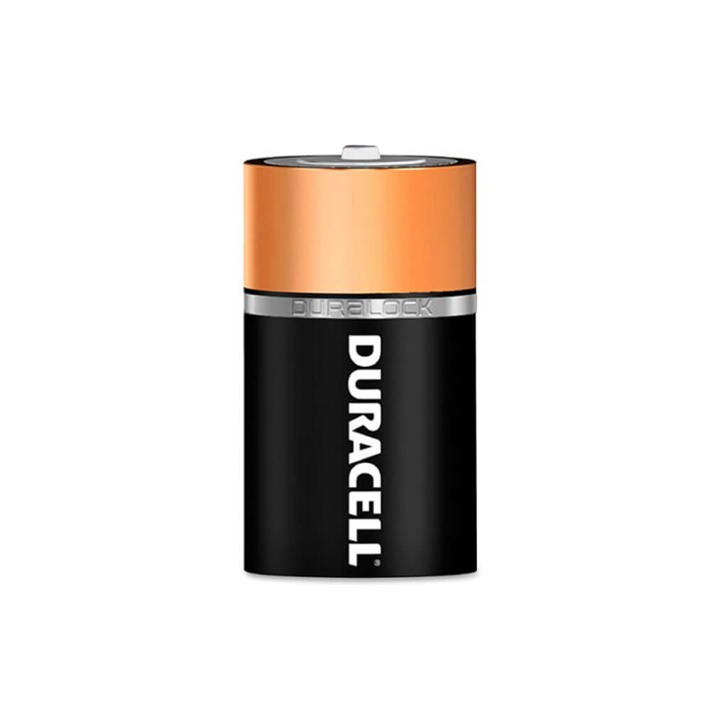 DURACELL MN1300B2Z Alkaline 1.5-Volt COPPERTOP D-Cell Battery (2-Pack)