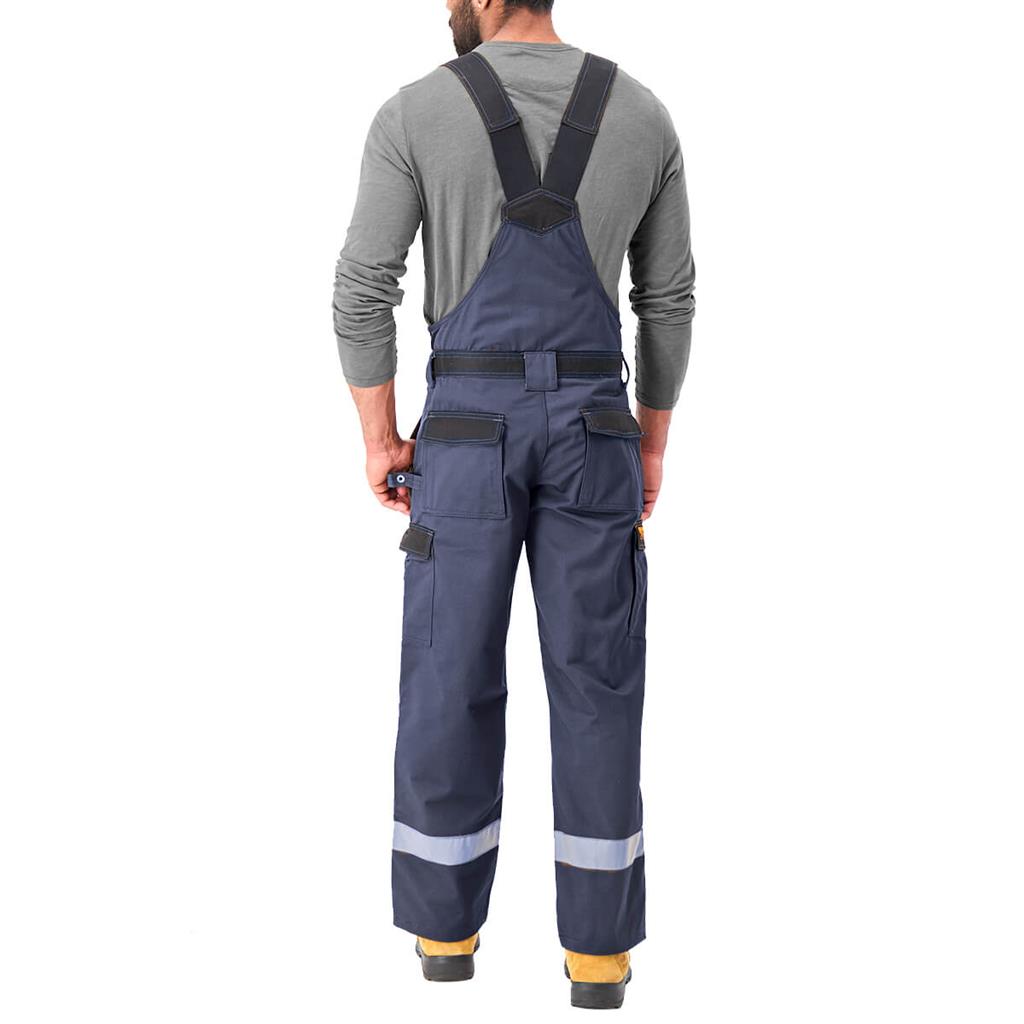 DuraDrive Men's TRADESMAN Navy Two Tone Insulated Overall with Hi-Vis Tape