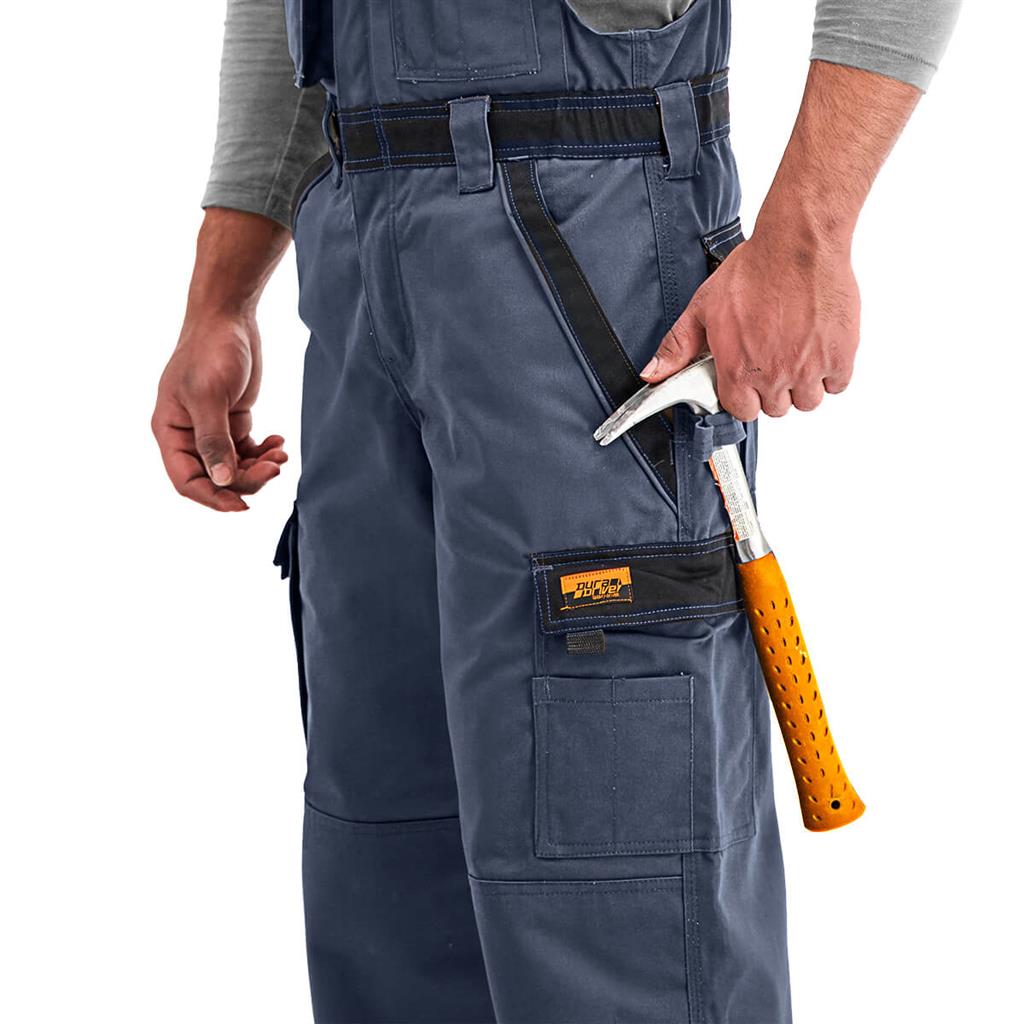 DuraDrive Men's TRADESMAN Navy Two Tone Overall with Hi-Vis Tape