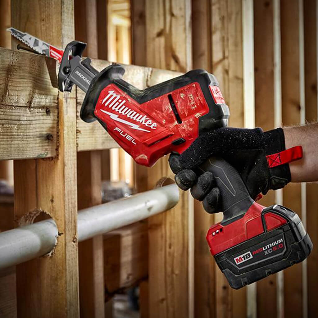 Milwaukee 2719-20 M18 FUEL 18-Volt Lithium-Ion 7/8 in. Stroke Brushless Hackzall Reciprocating Saw (Tool Only)