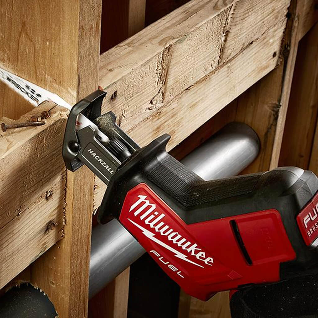 Milwaukee 2719-20 M18 FUEL 18-Volt Lithium-Ion 7/8 in. Stroke Brushless Hackzall Reciprocating Saw (Tool Only)