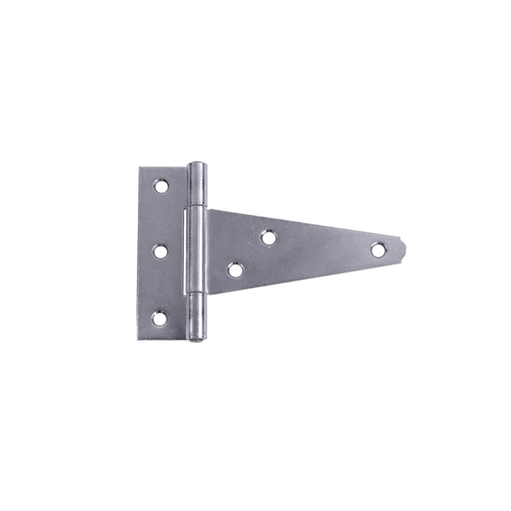 Canaropa 4 in. Steel Zinc Plated Heavy-Duty Tee Hinge with Fixed Pin (2-Pack)