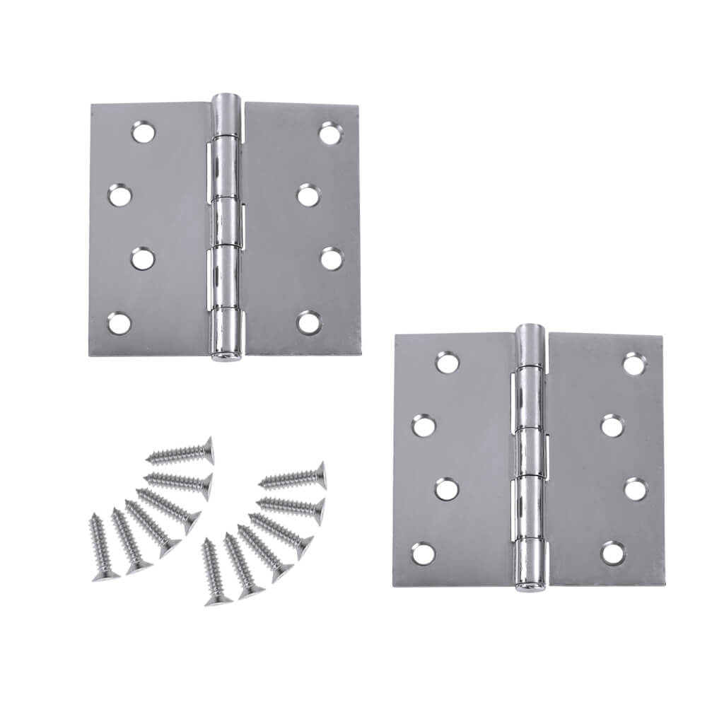 CANAROPA 2589C2G44P SQ-C HINGE, 4X4" 2PC C/W SCREWS