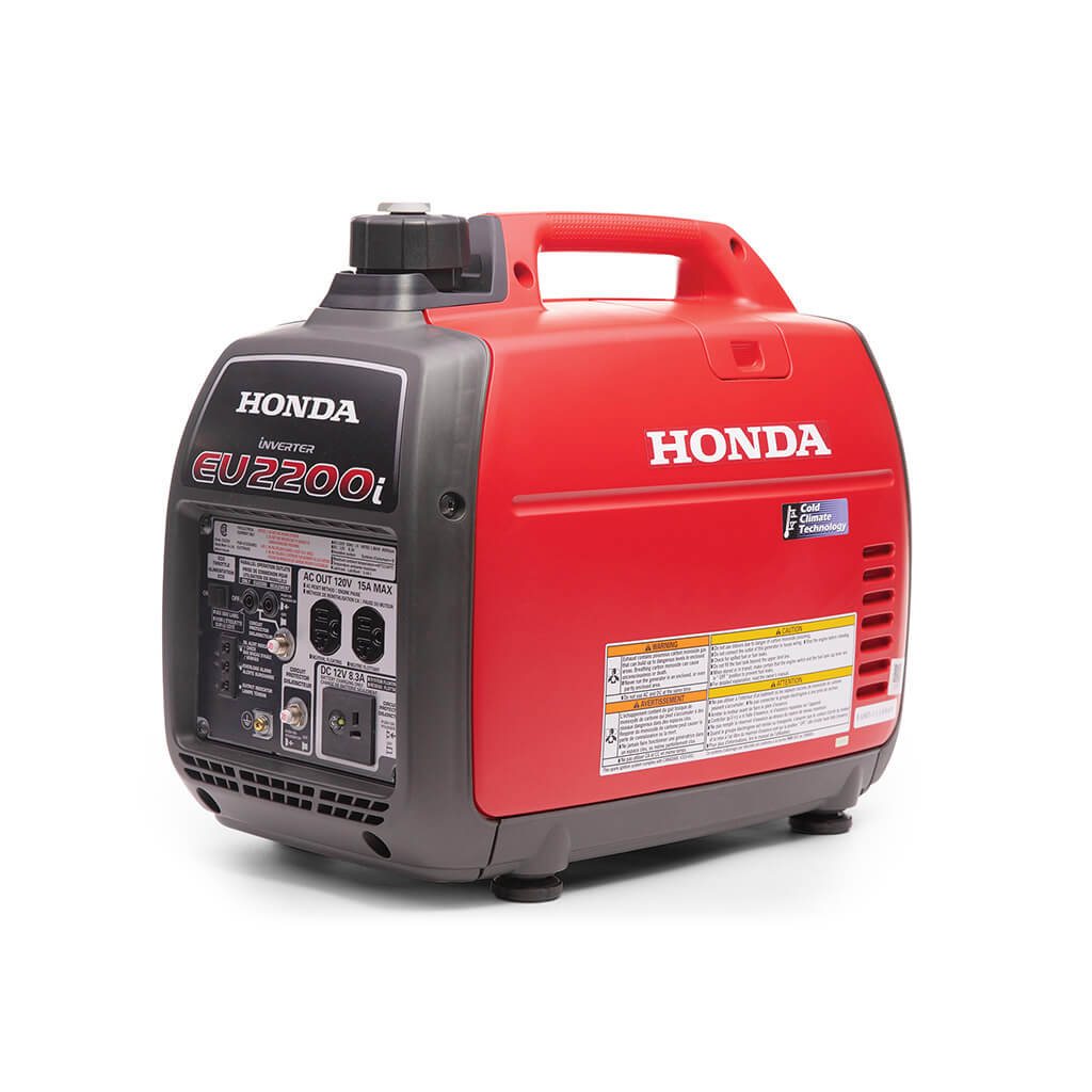 HONDA EU2200iTC 2200 Watt 4-Stroke GXR120T Gas Enclosed Ultra-Quiet Parallel Connect Inverter Generator with GFCI Outlet