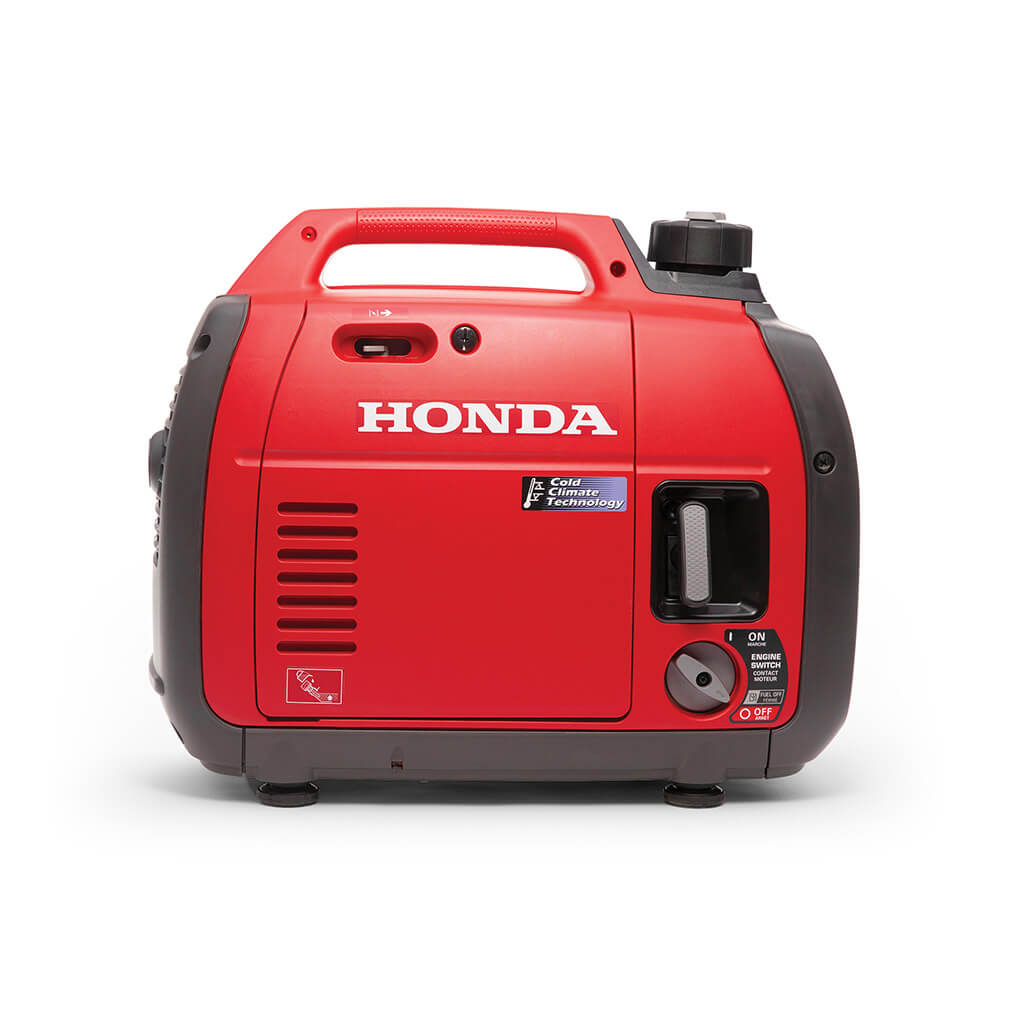 HONDA EU2200iTC 2200 Watt 4-Stroke GXR120T Gas Enclosed Ultra-Quiet Parallel Connect Inverter Generator with GFCI Outlet