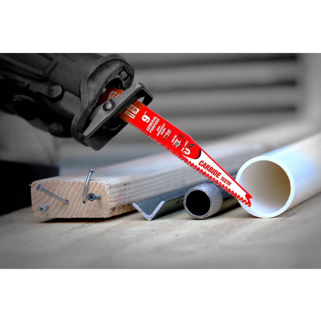 Freud Diablo DS1209CGP3 Demo Demon 12 in. 6/9-TPI Carbide-Tipped General Purpose Reciprocating Saw Blade (3-Pack)