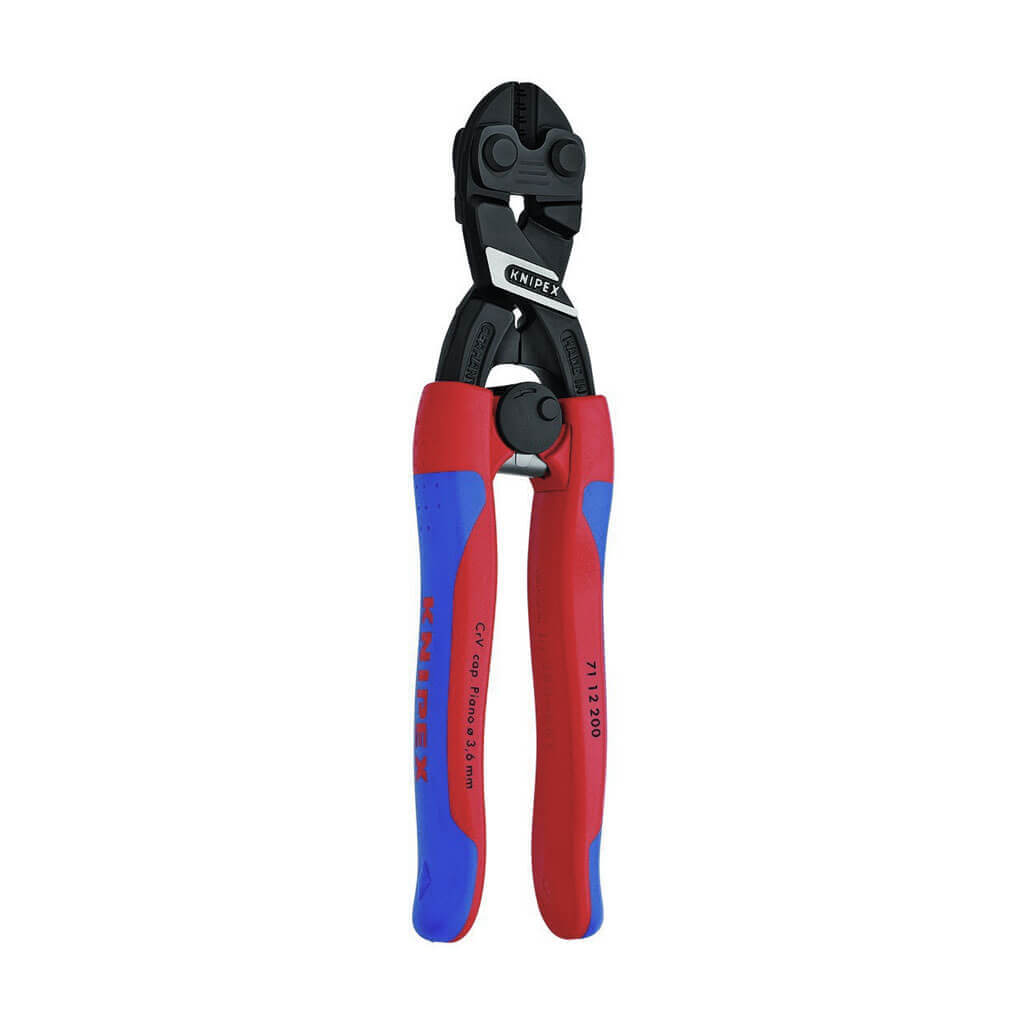 Knipex 7112200SBA 8 in. Spring-Opening CoBolt Compact High-Leverage Bolt Cutter Pliers