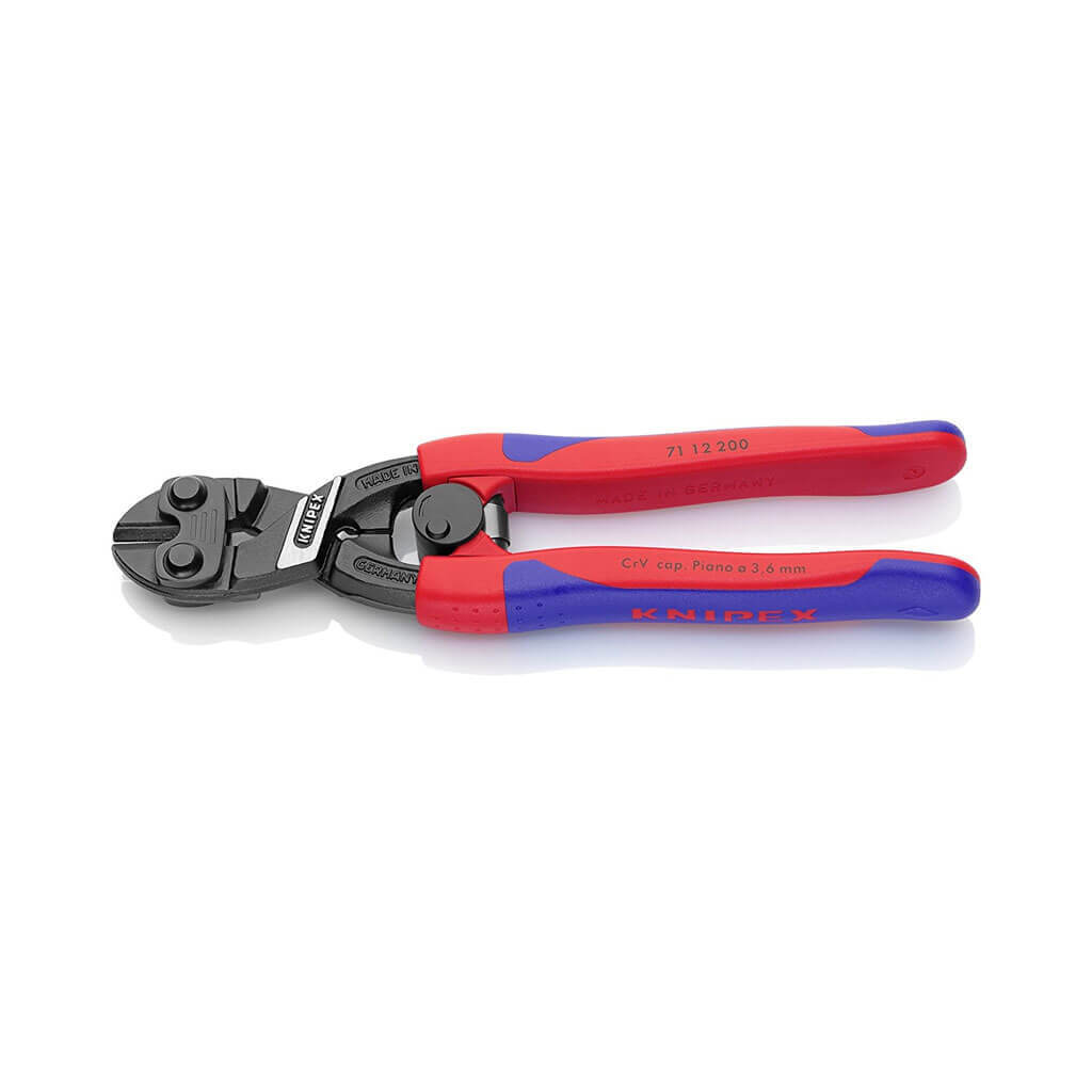 Knipex 7112200SBA 8 in. Spring-Opening CoBolt Compact High-Leverage Bolt Cutter Pliers