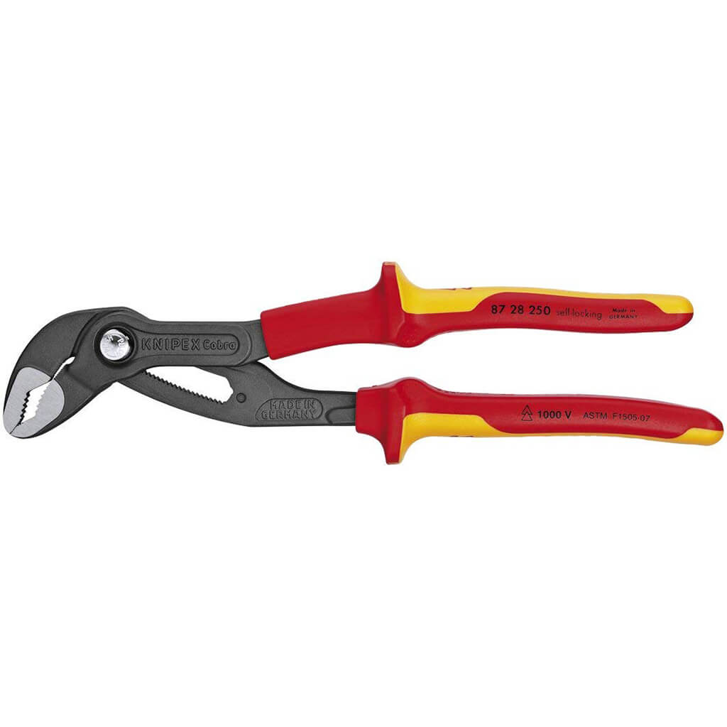 Knipex 87 28 250 SBA 10 in. Insulated Cobra Water Pump Pliers