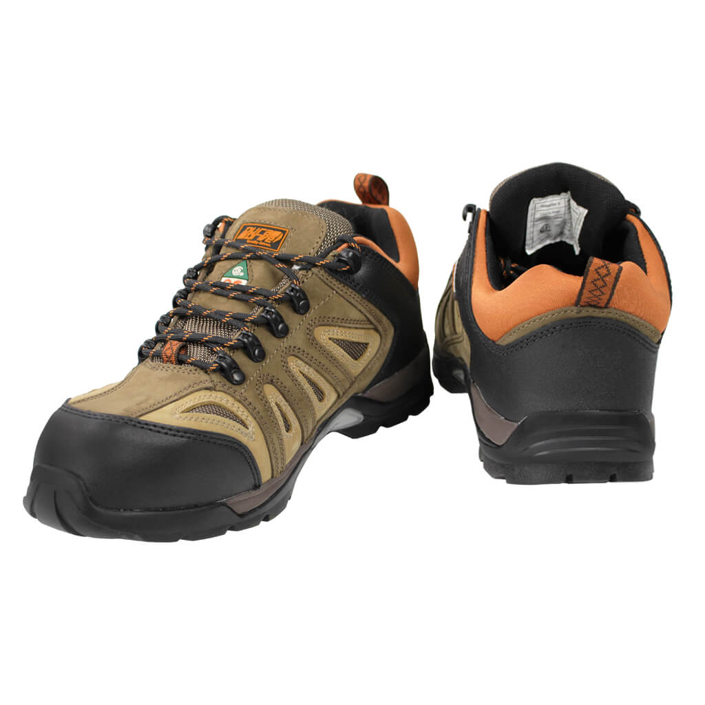 DuraDrive Men's CSA Huntington Low Brown Steel Toe Nubuck Waterproof Work Shoes