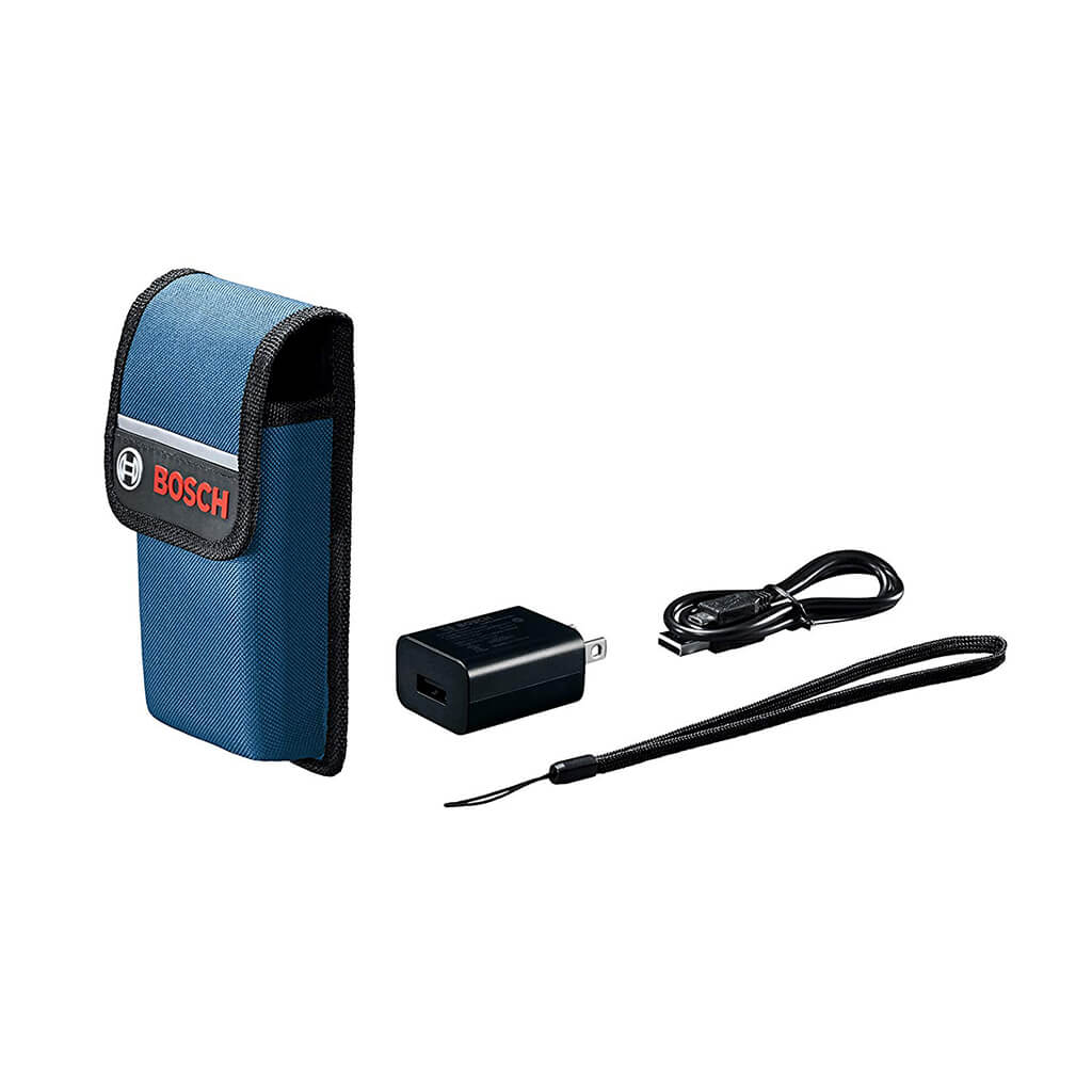 BOSCH GLM400CL 400 ft. BLAZE Outdoor Bluetooth Red Line Laser Distance and Pitch Measure with Camera Kit