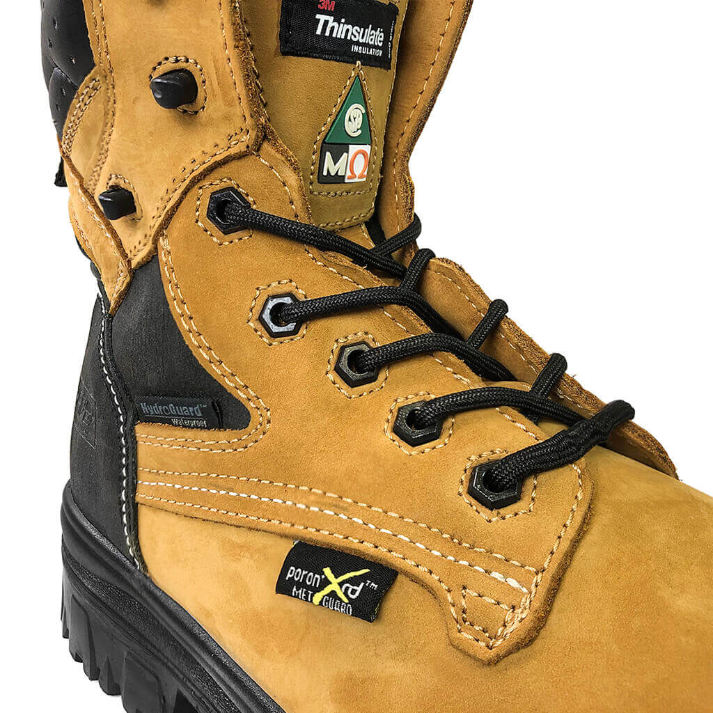 DuraDrive Men's CSA PATRON 8 in. Composite Toe Nubuck Waterproof Insulated Work Boots