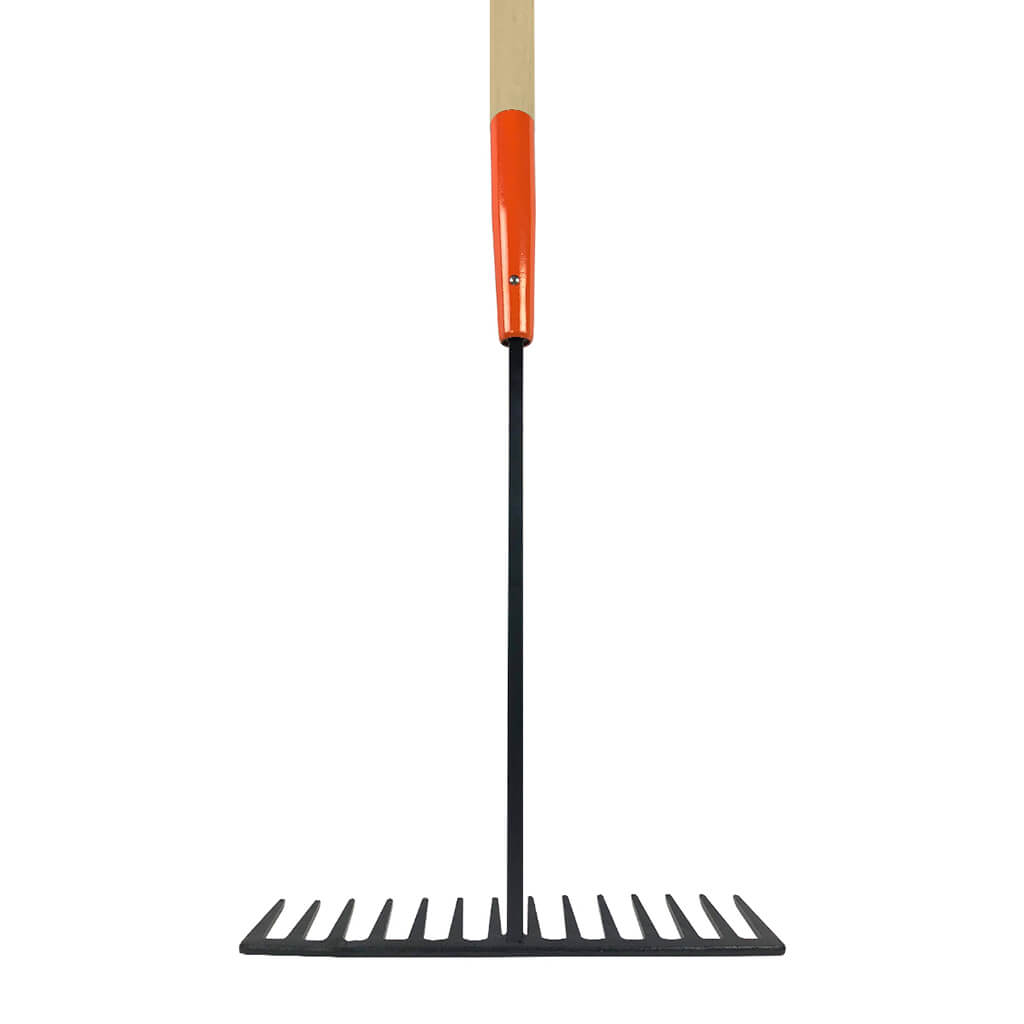 DuraDrive 76 in. 14-Tine Wood Handle Steel Head Asphalt Rake