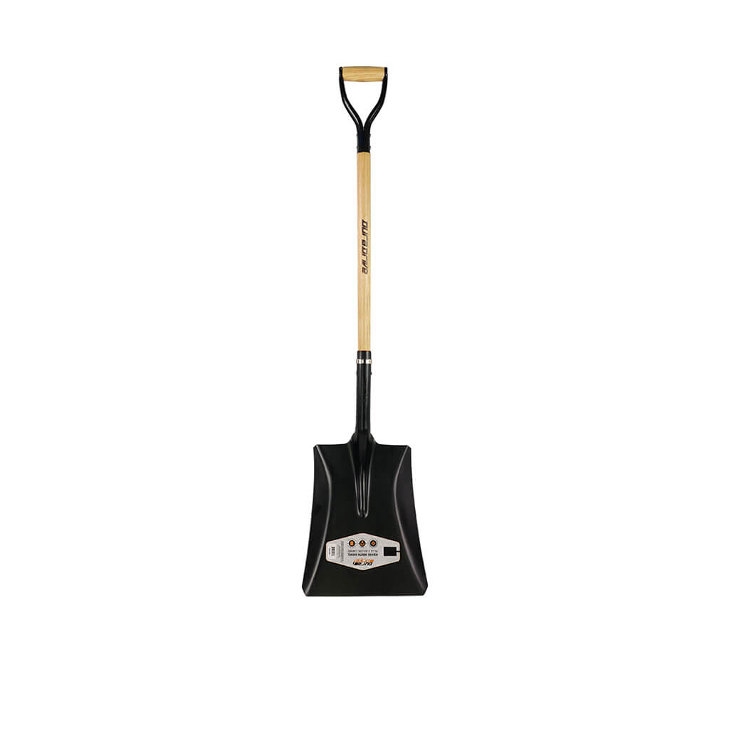 DuraDrive 51 in. Ash Wood D-Handle Square Mouth Shovel