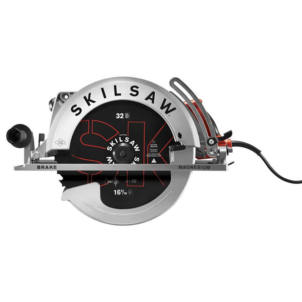 SKILSAW SPT70V-11 15 Amp 16-5/16 in. Corded Magnesium Super SAWSQUATCH Worm Drive Circular Saw 