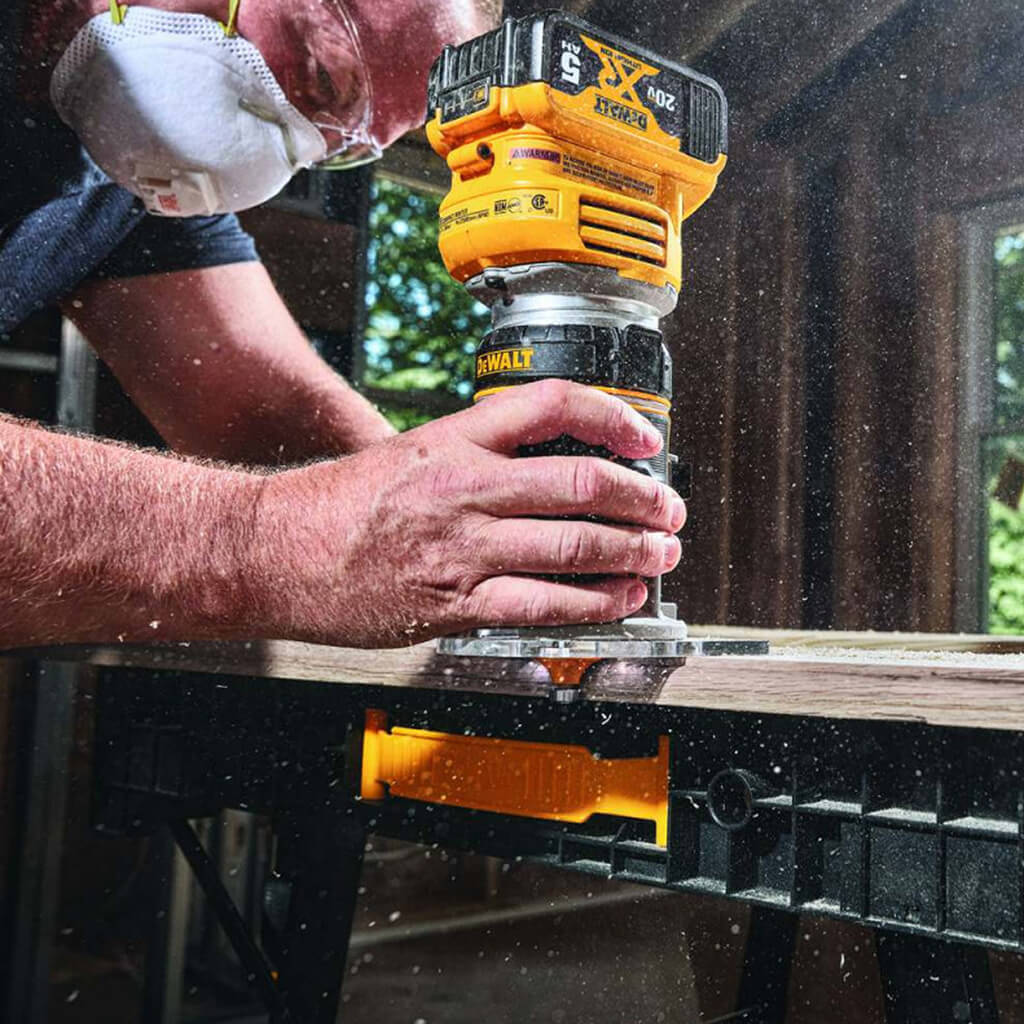 DEWALT DCW600B 20-Volt MAX XR Lithium-Ion Brushless Compact Router (Tool Only)