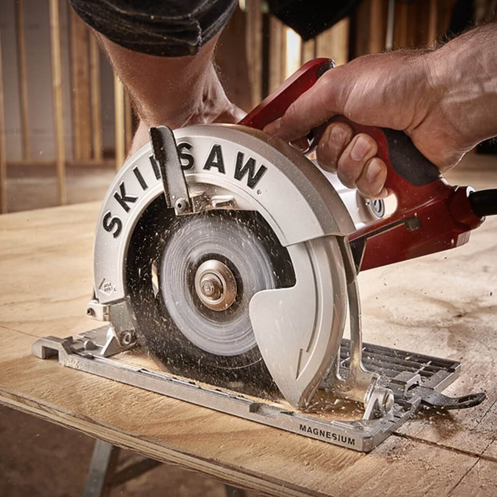 SKILSAW SPT67M8-01 15 Amp 7-1/4 in. Corded Left Blade SIDEWINDER SOUTHPAW Circular Saw 