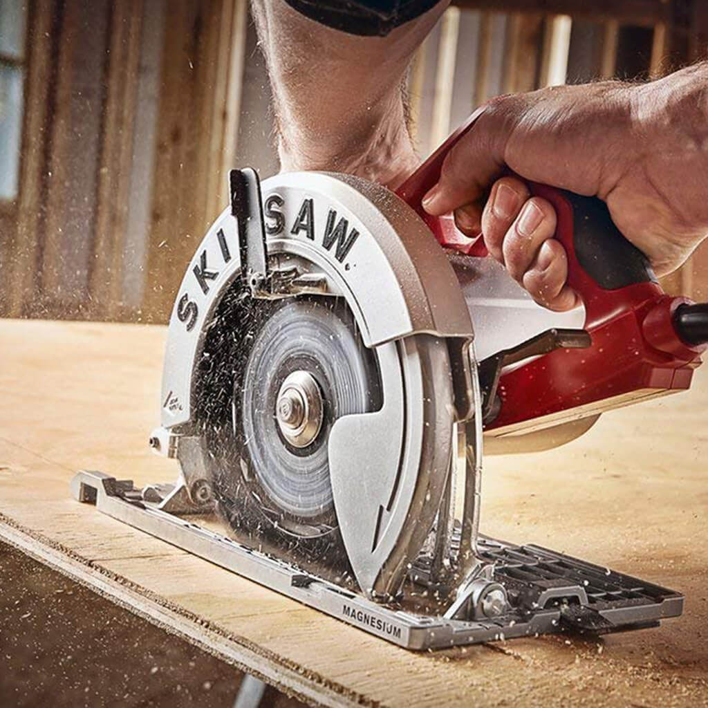 SKILSAW SPT67M8-01 15 Amp 7-1/4 in. Corded Left Blade SIDEWINDER SOUTHPAW Circular Saw 