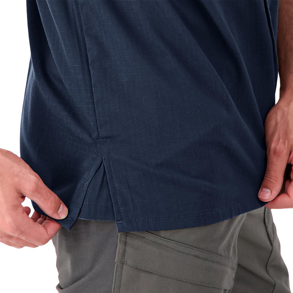 DuraDrive Men's Navy Short Sleeve Ripstop Work Shirt