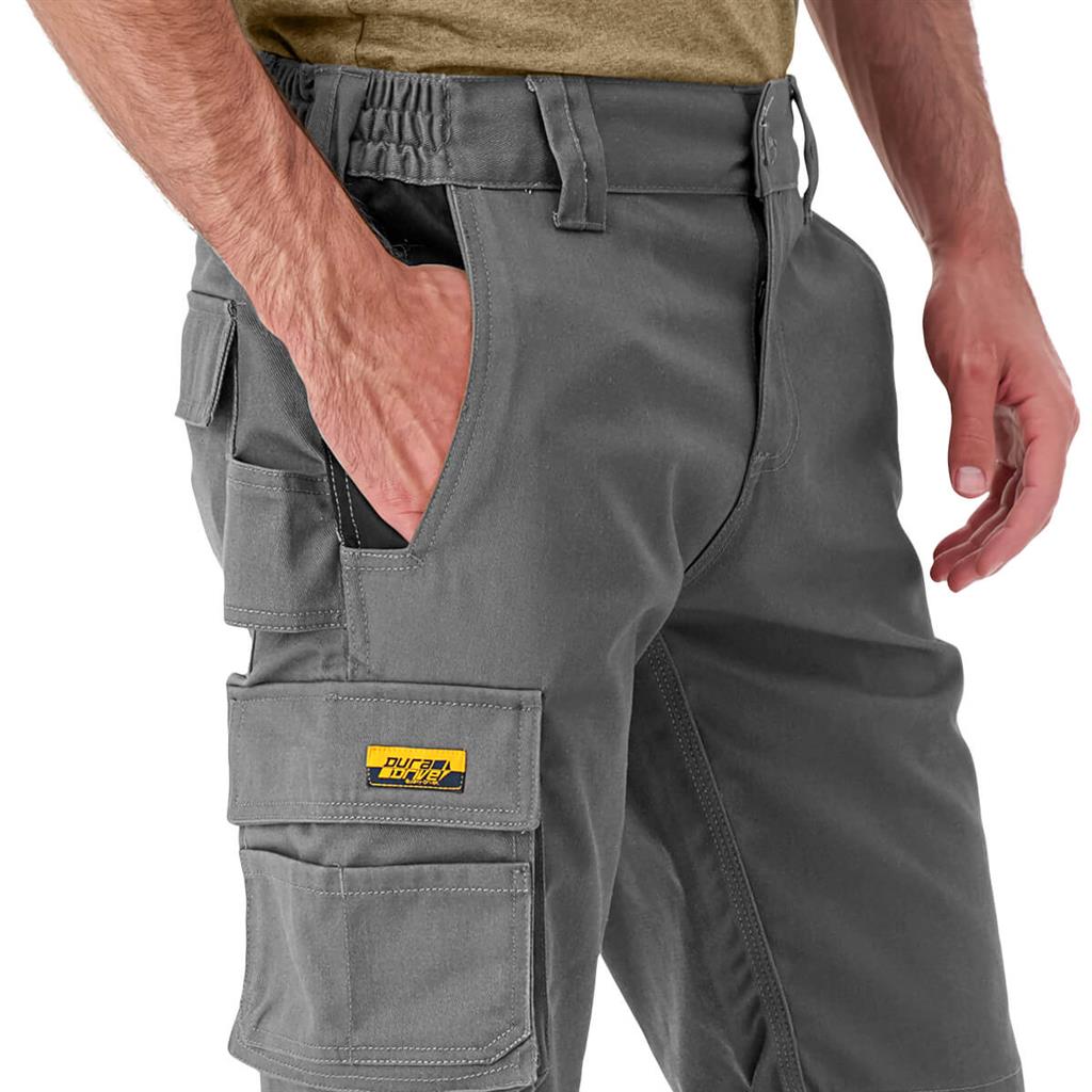 DuraDrive Men's Dark Grey Carpenter Work Shorts