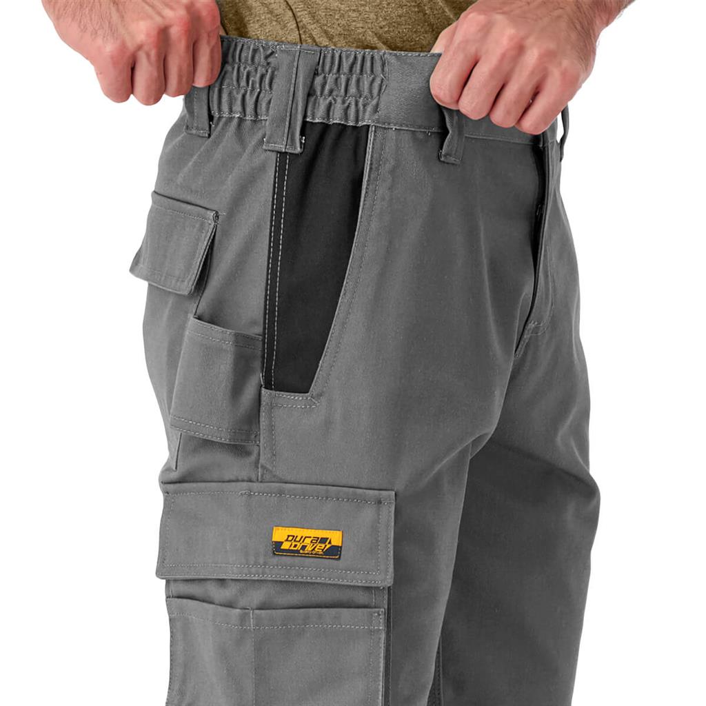DuraDrive Men's Dark Grey Carpenter Work Shorts