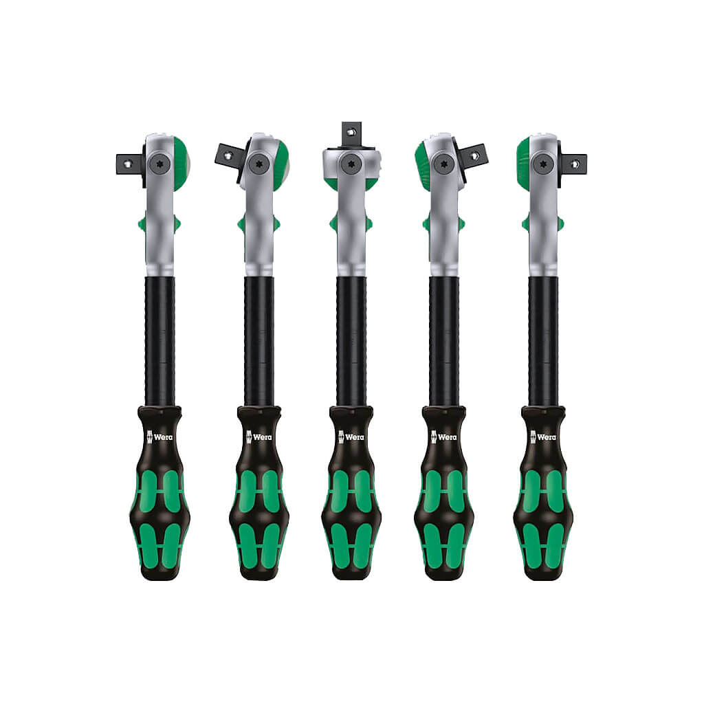 Wera 05004016001 8100 SA 6 Zyklop 1/4 in. Drive Metric Speed Ratchet Set (28-Piece)