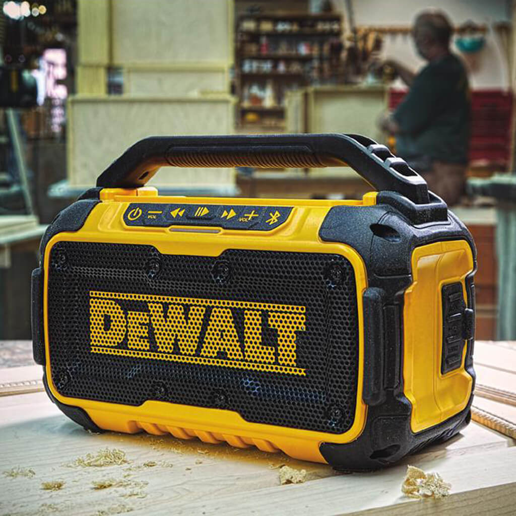 DEWALT DCR010 12-Volt/20-Volt MAX Lithium-Ion Jobsite Bluetooth Speaker