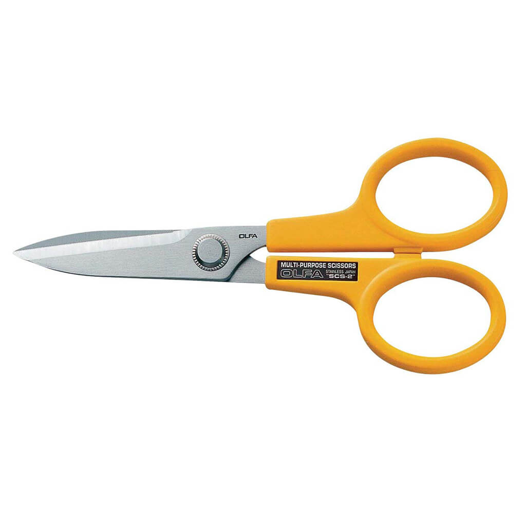 OLFA 9766 SCS-2 7 in. Stainless Steel Serrated Edge Scissors