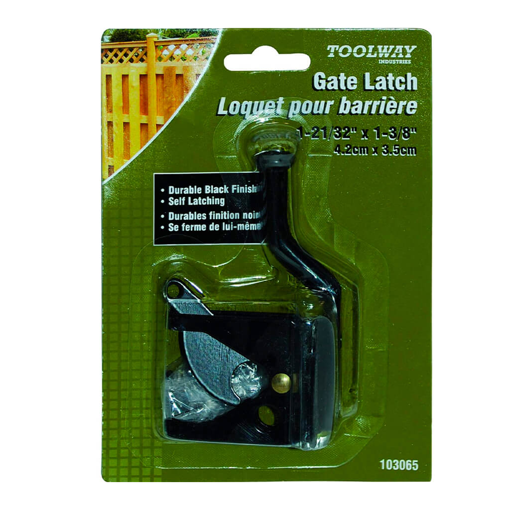 Toolway 103065 1-21/32 in. x 1-3/8 in. Gate Latch