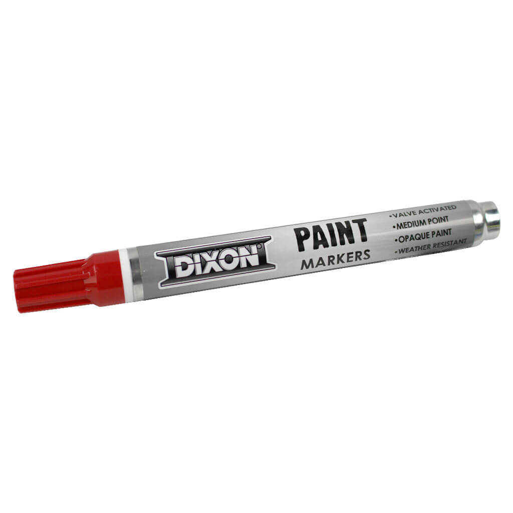 DIXON 80221 Red Permanent Mark-All Paint Marker