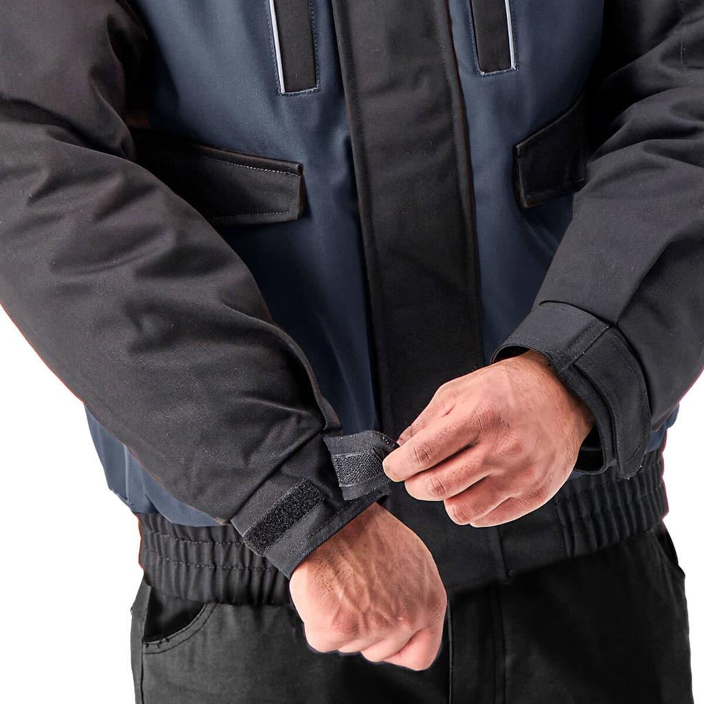 DuraDrive Men's TRADESMAN Navy and Black Two Tone Hooded Jacket