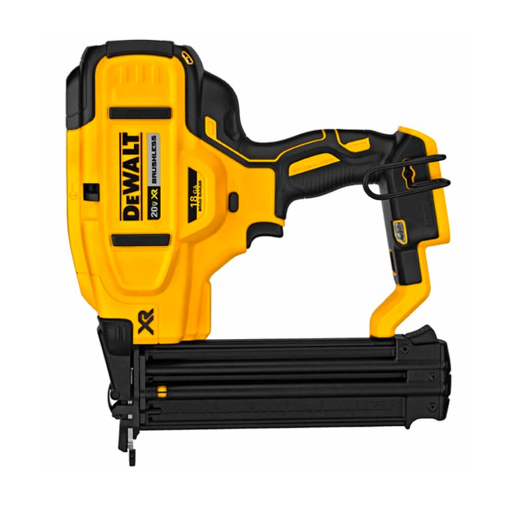 DEWALT DCN680B 20-Volt MAX XR Lithium-Ion 5/8 in. to 2-1/8 in. 18-Gauge Brushless Brad Nailer (Tool Only)