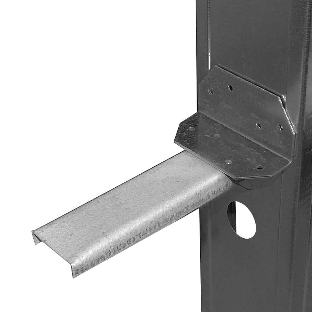DuraDrive C54 1-1/2 in. x 1/2 in. x 12 ft. 18-Gauge Metal Stiffener Channel