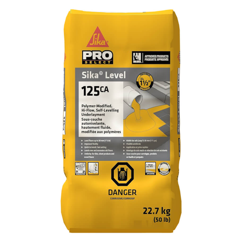 Sika Level-125CA 22.7kg Polymer-Modified Hi-Flow Self-Leveling Underlayment