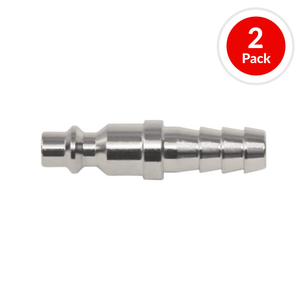 DuraDrive MP30H-2 3/8 in. Zinc-Coated Barbed Quick-Connect Coupler Air Hose Fitting (2-Pack)