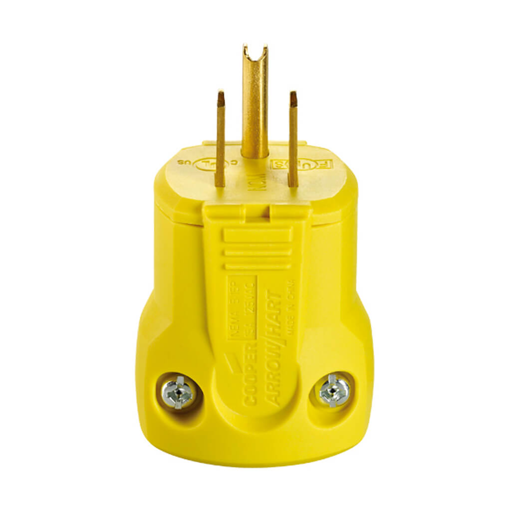 Arrow Hart AH5965Y 15 Amp 3-Wire Male Connector