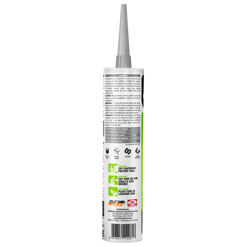 Selsil 280mL Grey General Purpose Silicone Sealant