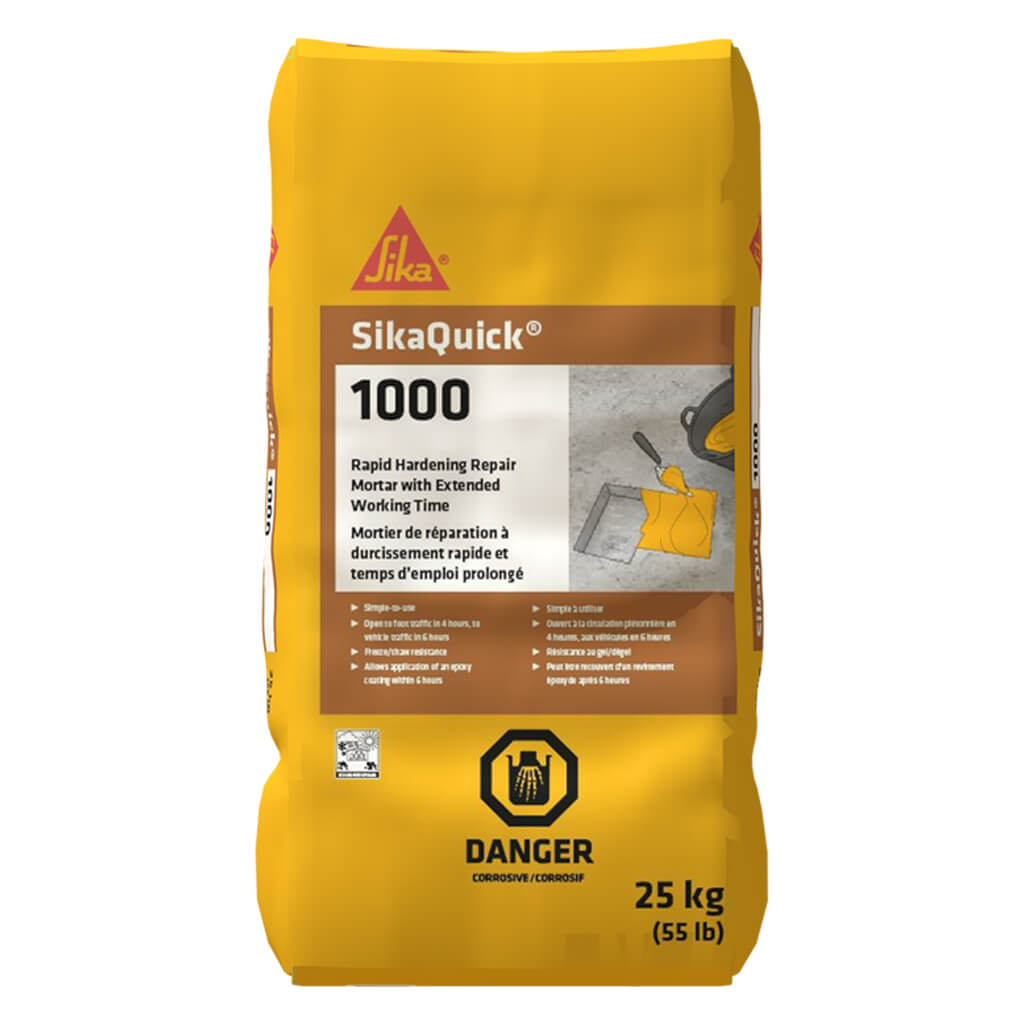 Sika Quick-1000 25kg Rapid Hardening Repair Mortar