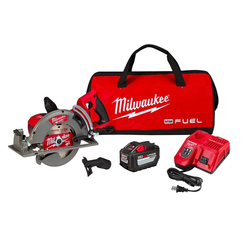 Milwaukee 2830-21HD M18 FUEL 18-Volt Lithium-Ion 7-1/4 in. Brushless Circular Saw Kit