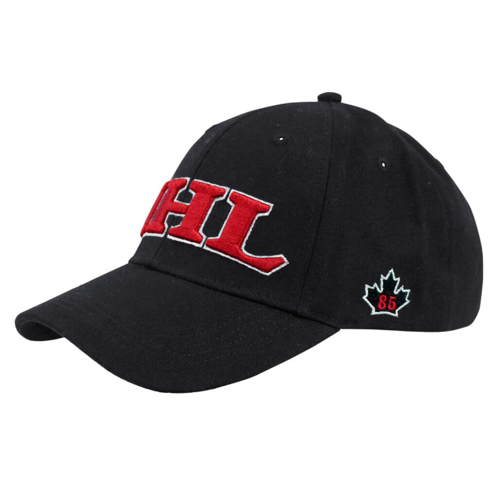 IHL 28782 Black One Size Baseball Cap with Velcro Closure